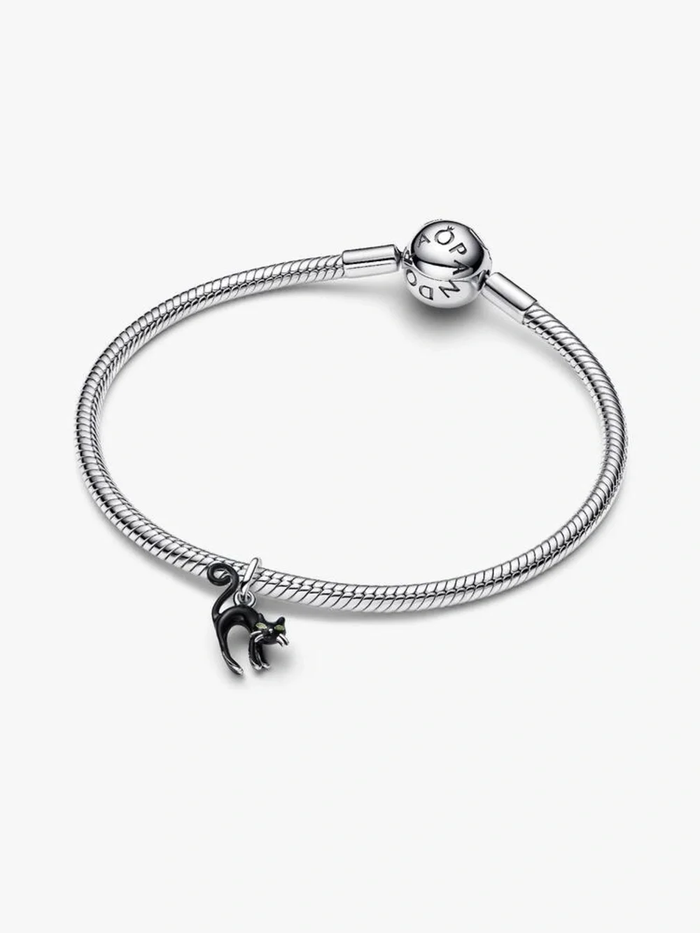 Pandora Black Cat Dangle Charm